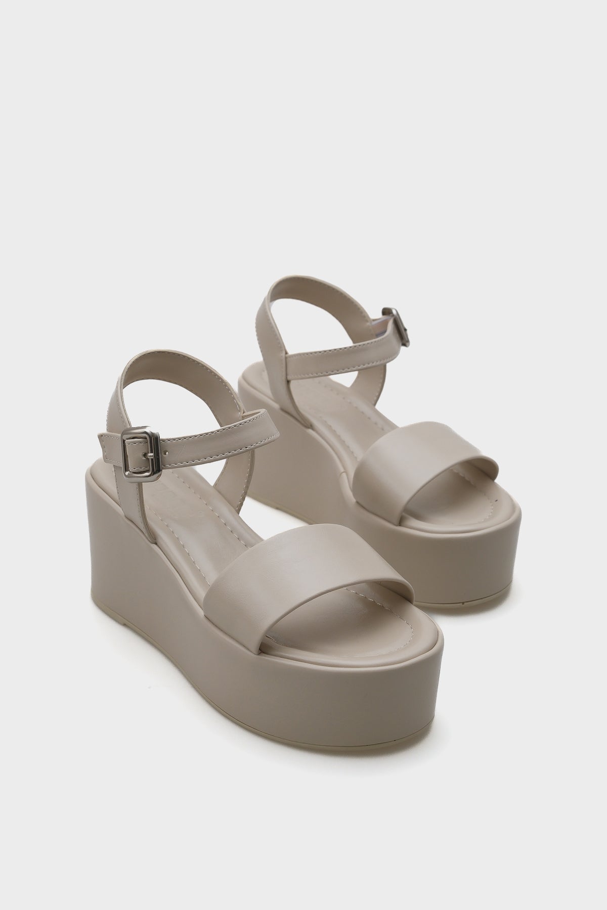 Donna Platform Tek Bantlı Kadın Sandalet