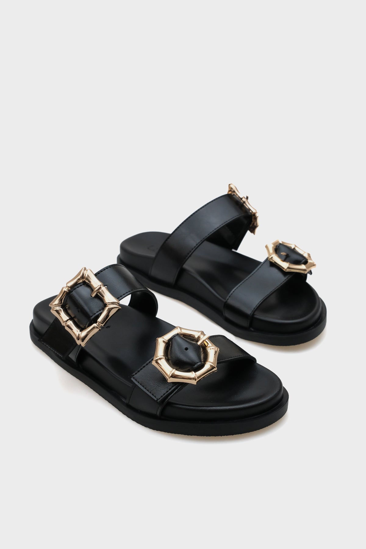 Marti  Çift Tokalı Kadın Konfor Terlik