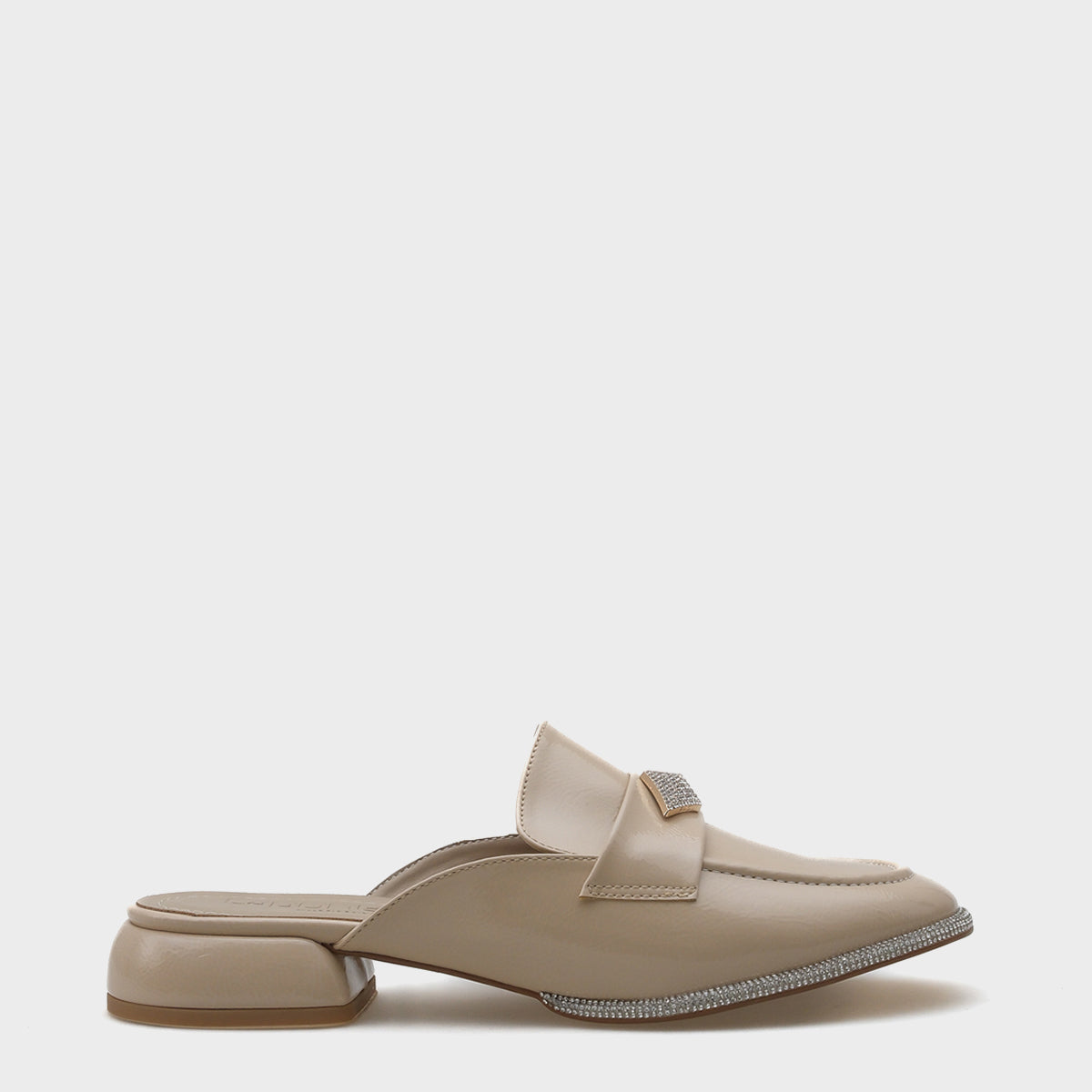 Maya Taşlı Burnu Kapalı Kadın Terlik