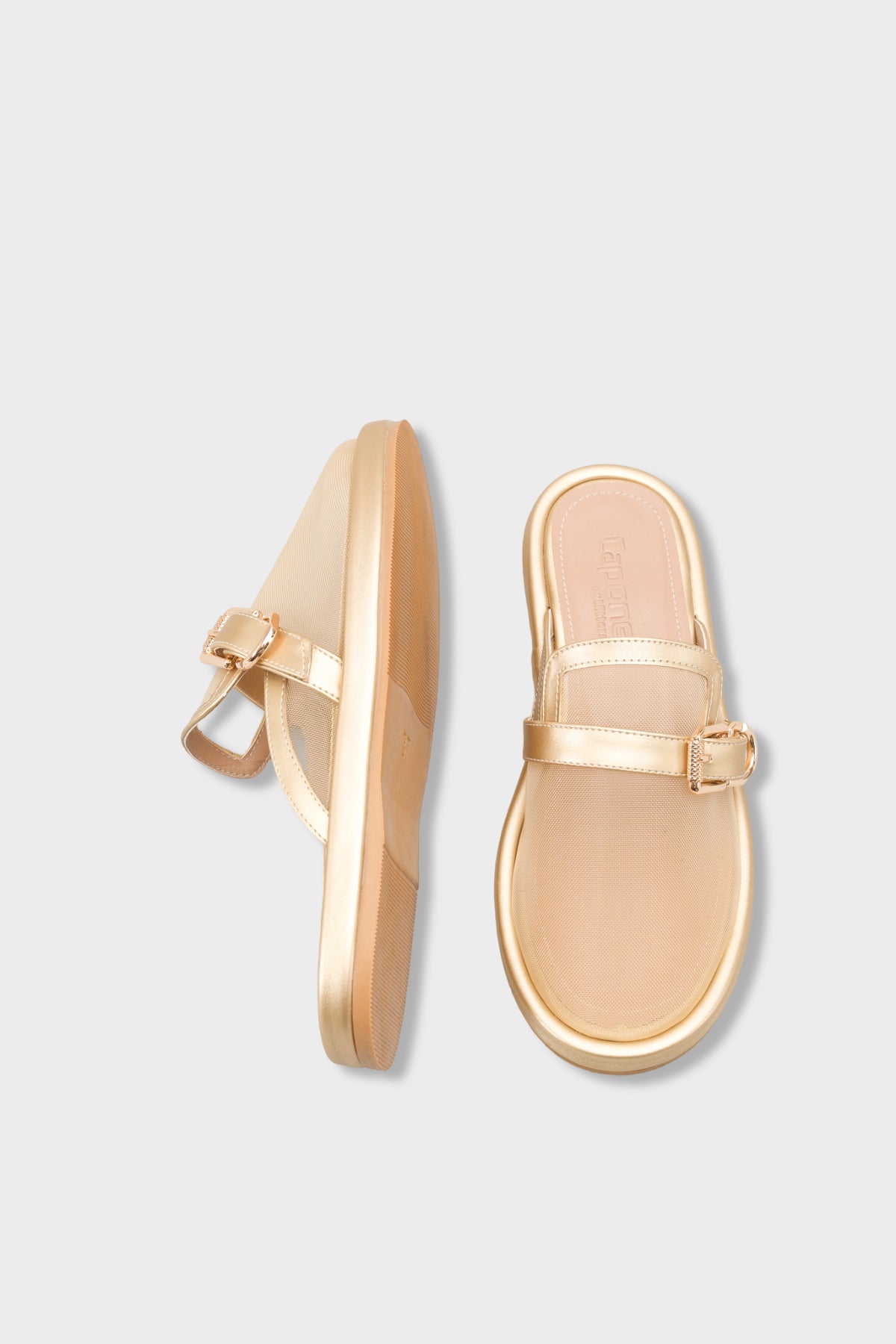 Bobbie Fileli Düz Topuklu Kadın Sabo Terlik