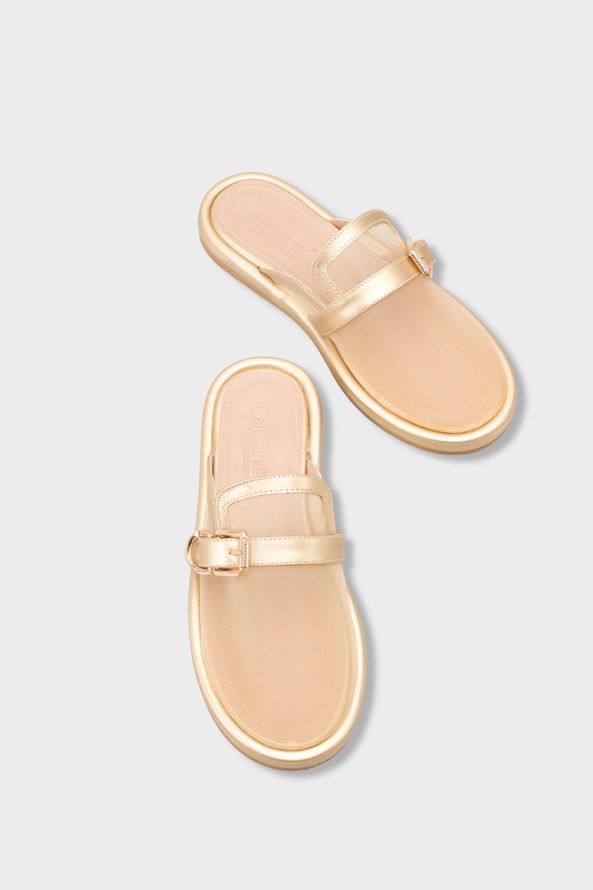 Bobbie Fileli Düz Topuklu Kadın Sabo Terlik