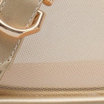 Bobbie Fileli Düz Topuklu Kadın Sabo Terlik