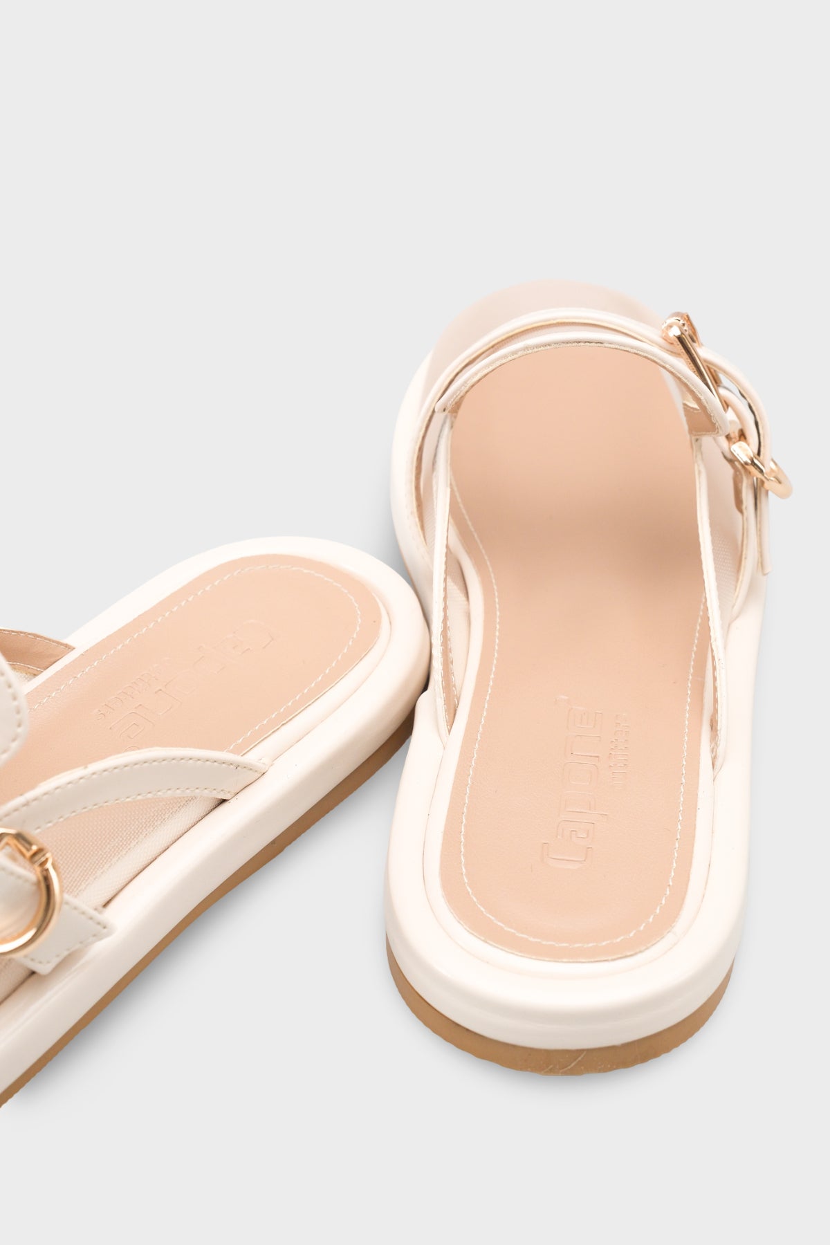 Bobbie Fileli Düz Topuklu Kadın Sabo Terlik