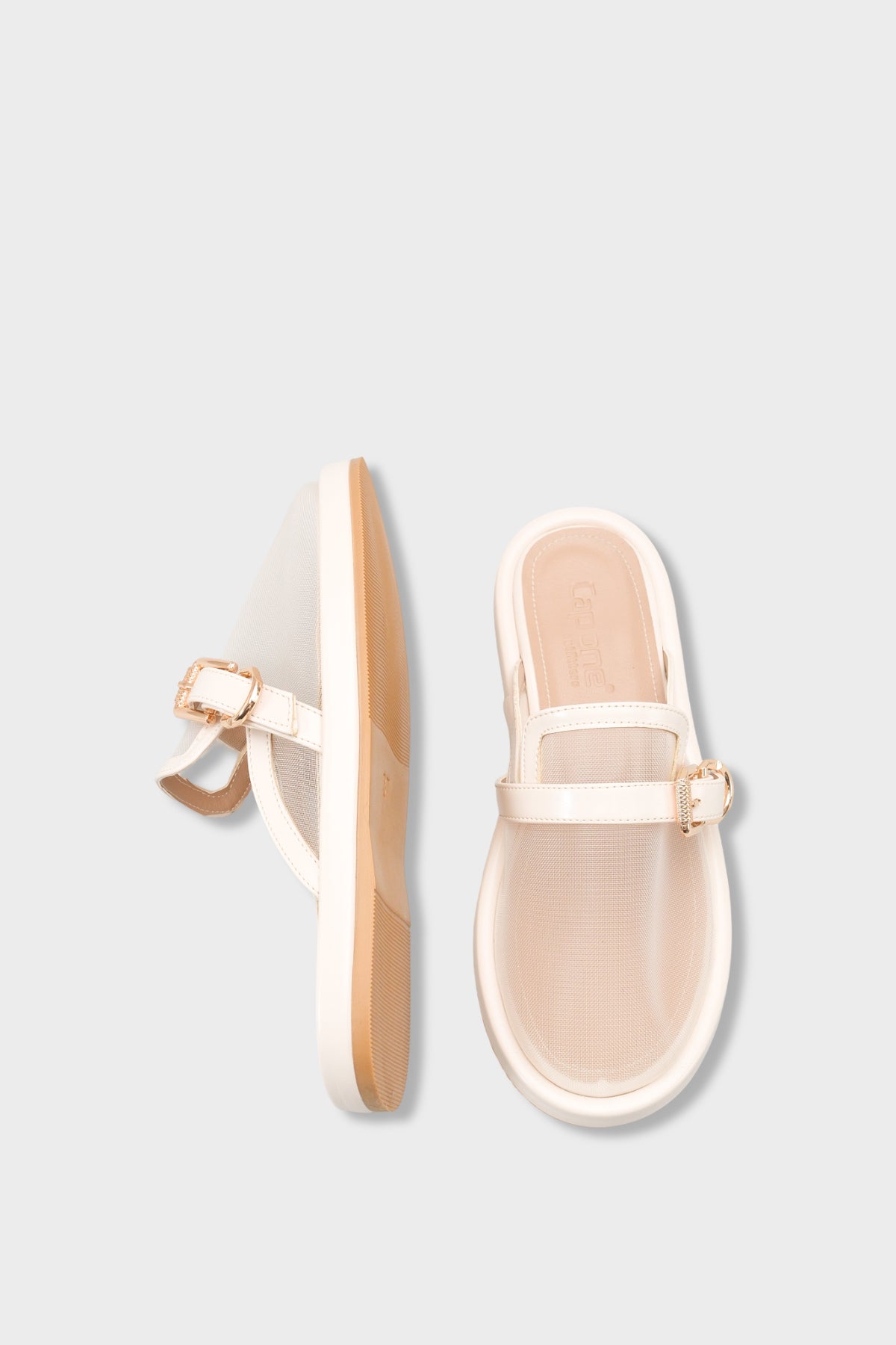 Bobbie Fileli Düz Topuklu Kadın Sabo Terlik