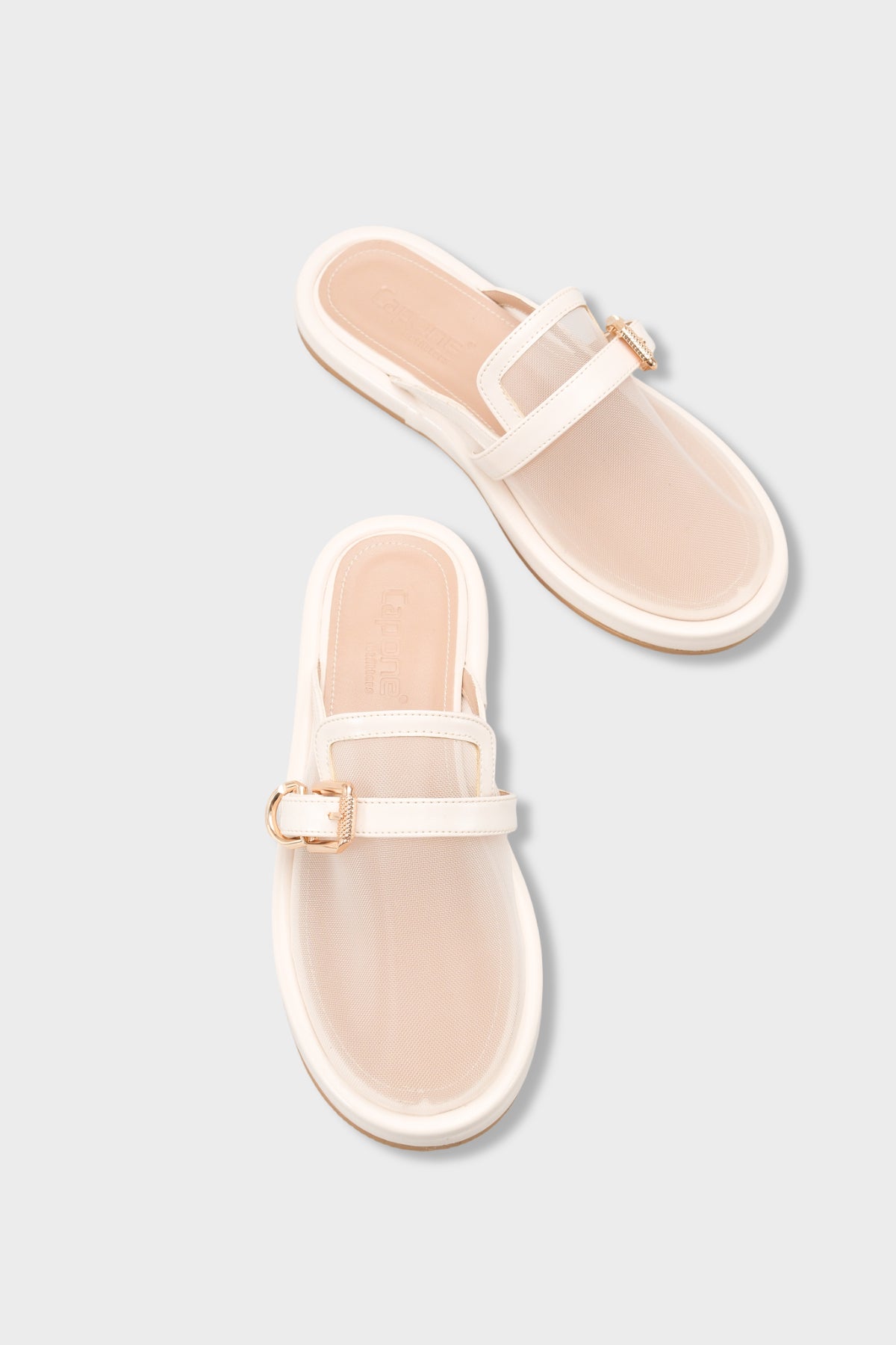 Bobbie Fileli Düz Topuklu Kadın Sabo Terlik