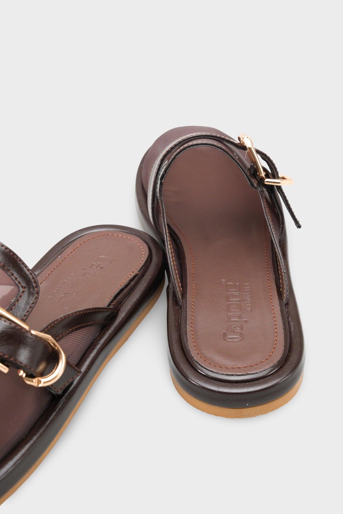 Bobbie Fileli Düz Topuklu Kadın Sabo Terlik