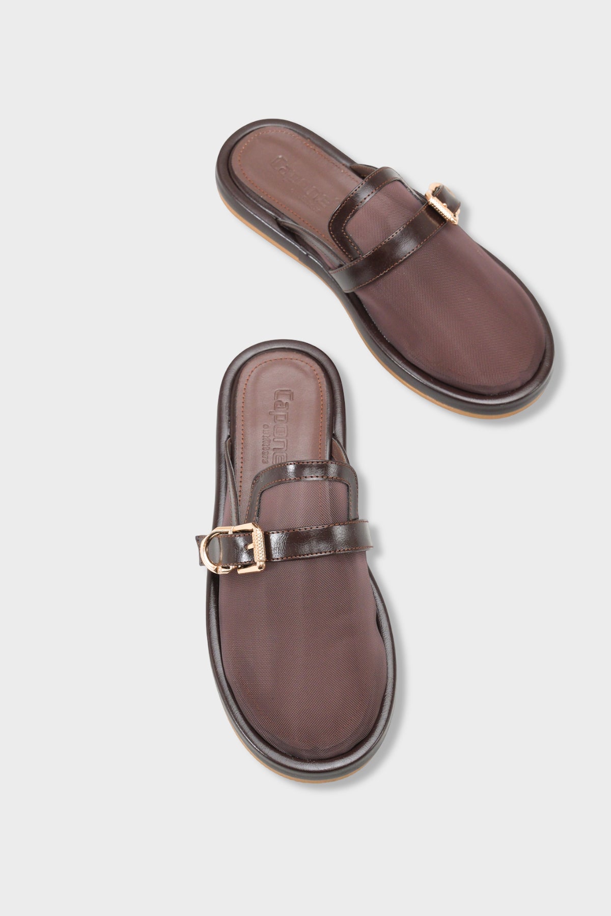 Bobbie Fileli Düz Topuklu Kadın Sabo Terlik