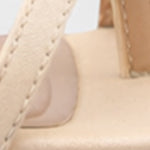 Lacey Saten Orta Topuklu Küt Burunlu Kadın Sandalet