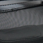 Robbi Sivri Burunlu Fileli Fiyonklu Orta Topuklu Şık Kadın Terlik