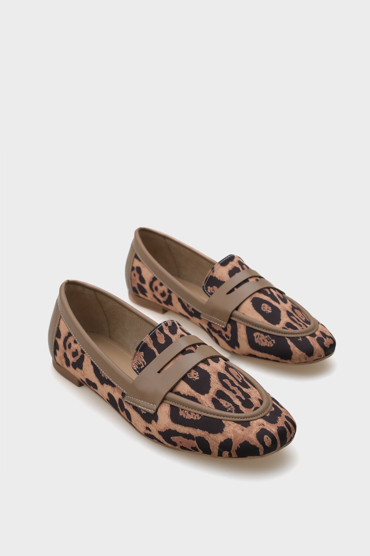 Caren Leopar Kadın Loafer Ayakkabı