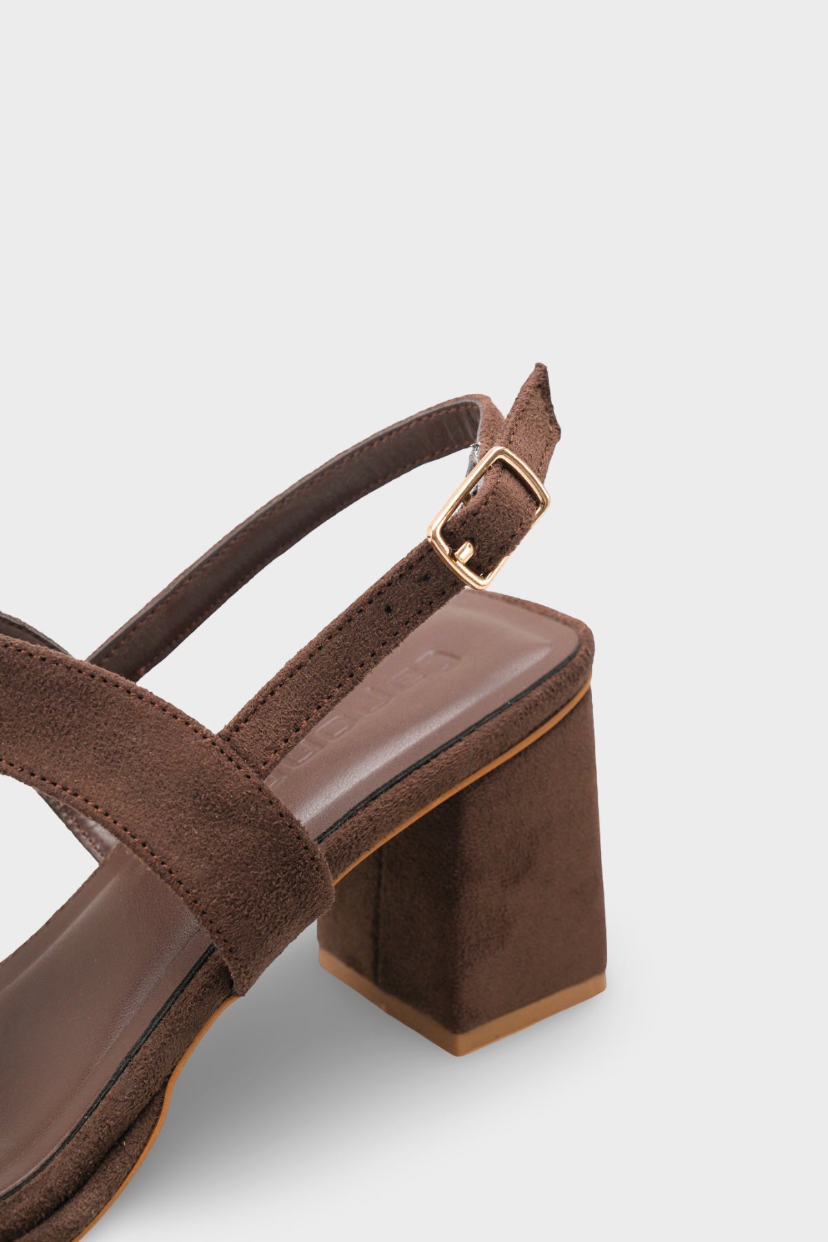 Ronni Orta Topuklu Taşlı Süet Görünümlü Kadın Ayakkabı