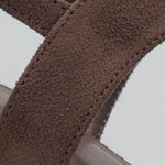 Ronni Orta Topuklu Taşlı Süet Görünümlü Kadın Ayakkabı