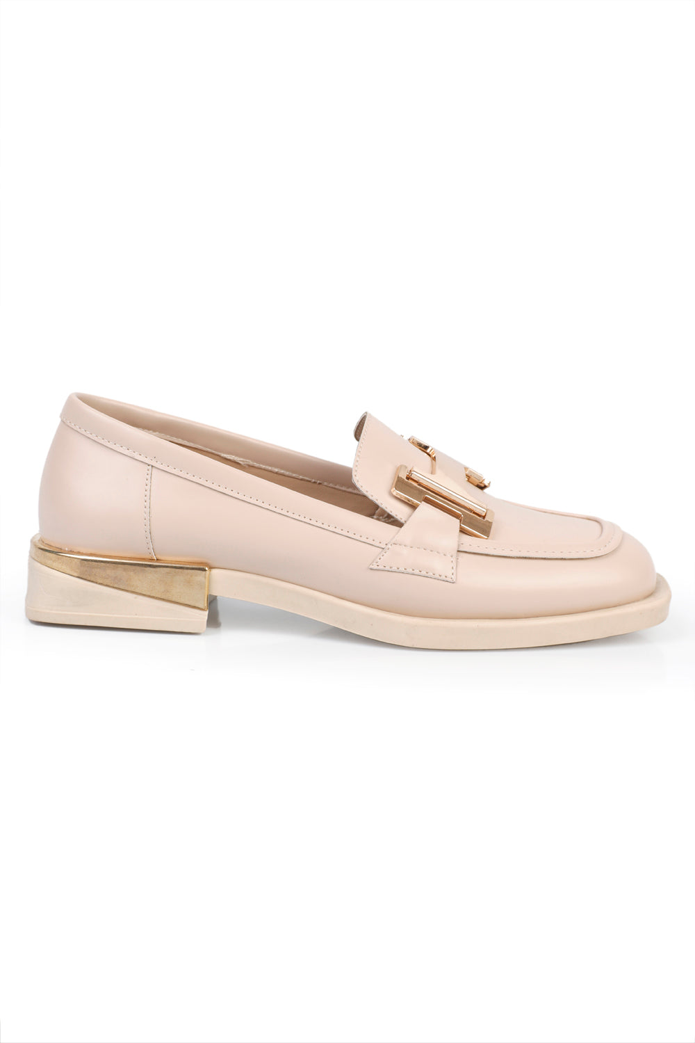 Küt Burunlu H Tokalı Kadın Loafer