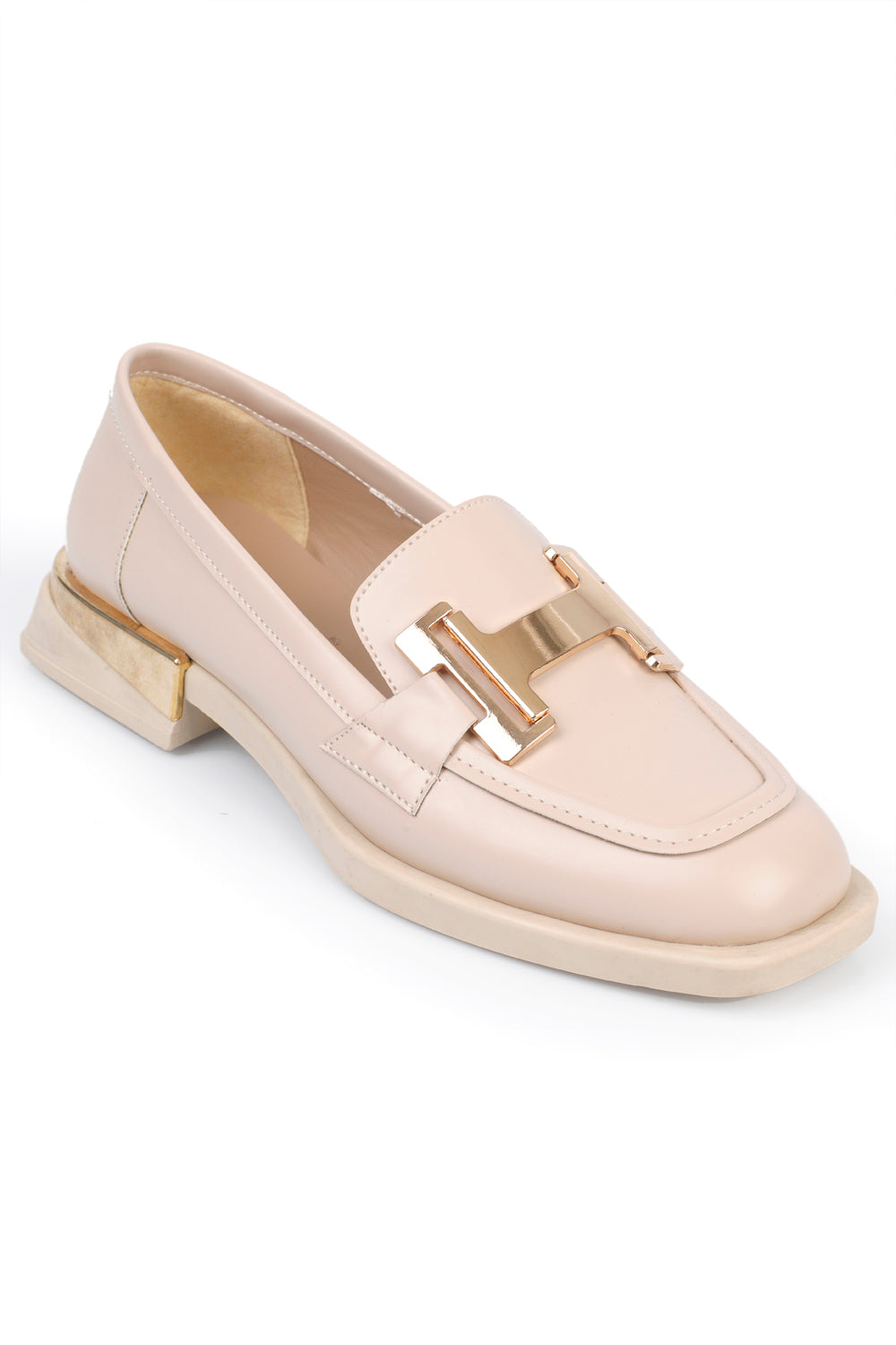 Küt Burunlu H Tokalı Kadın Loafer