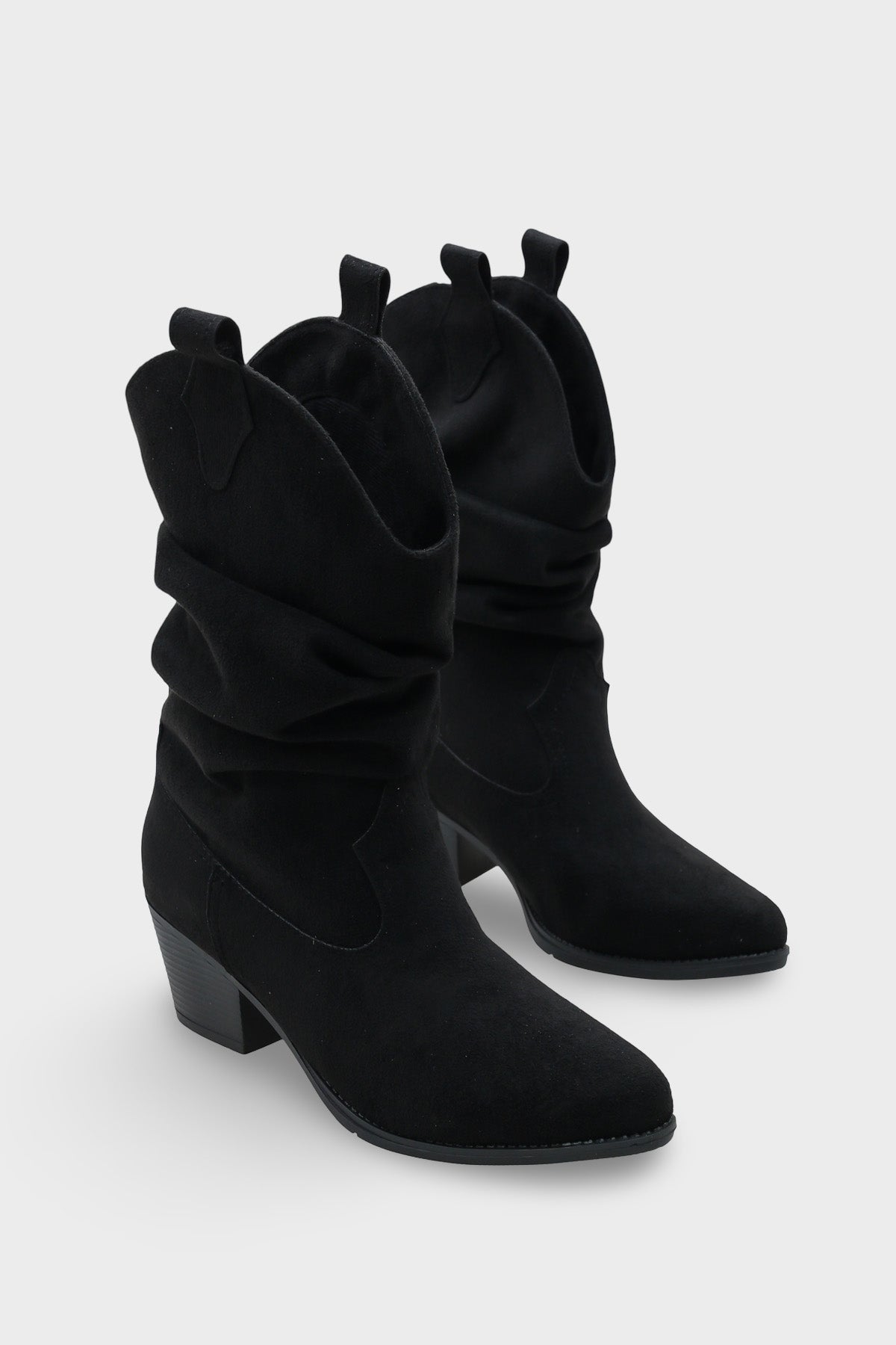 West Süet Çekmeli Kadın Kovboy Bot