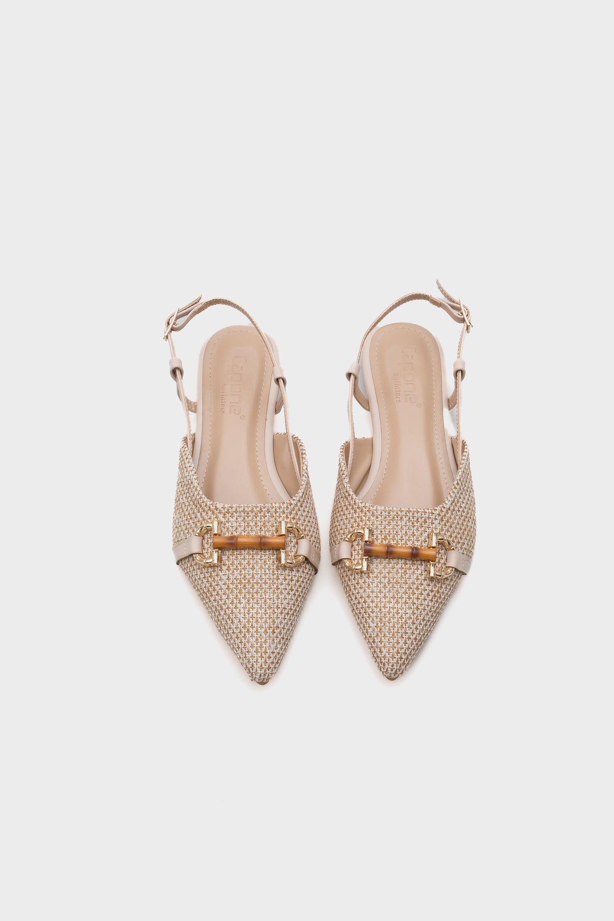 Aria Hasır Ahşap Tokalı Kadın Babet