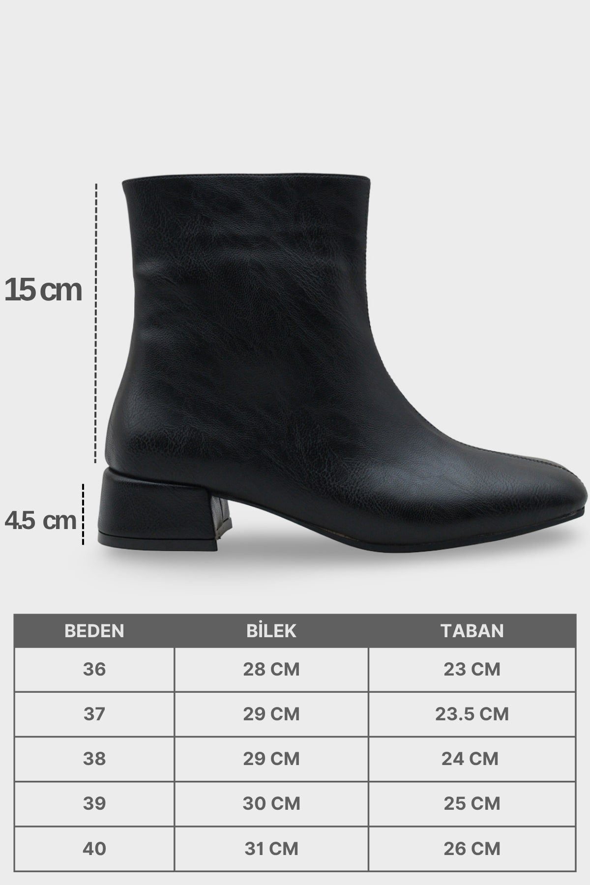 Elinor Kısa Topuklu Kadın Bot