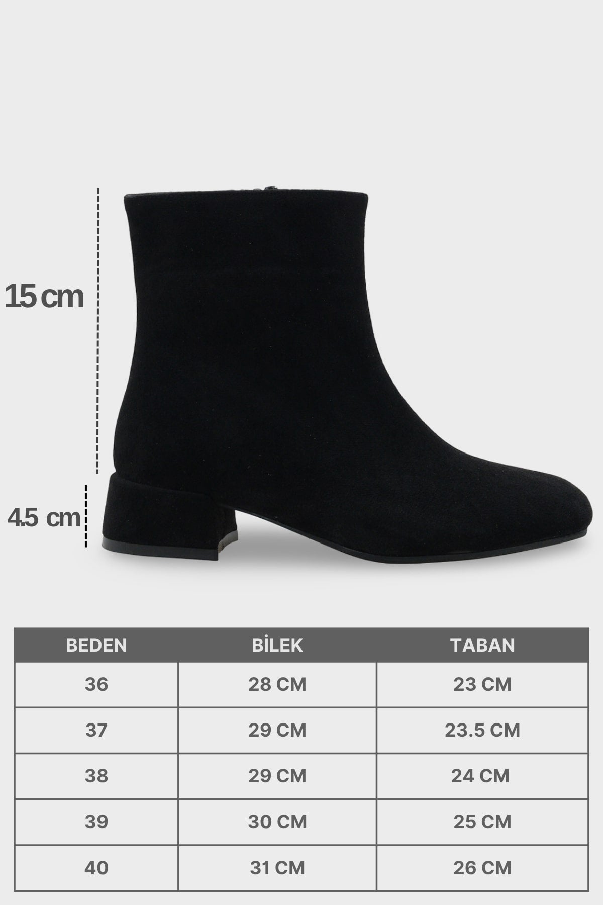 Elinor Kısa Topuklu Kadın Bot