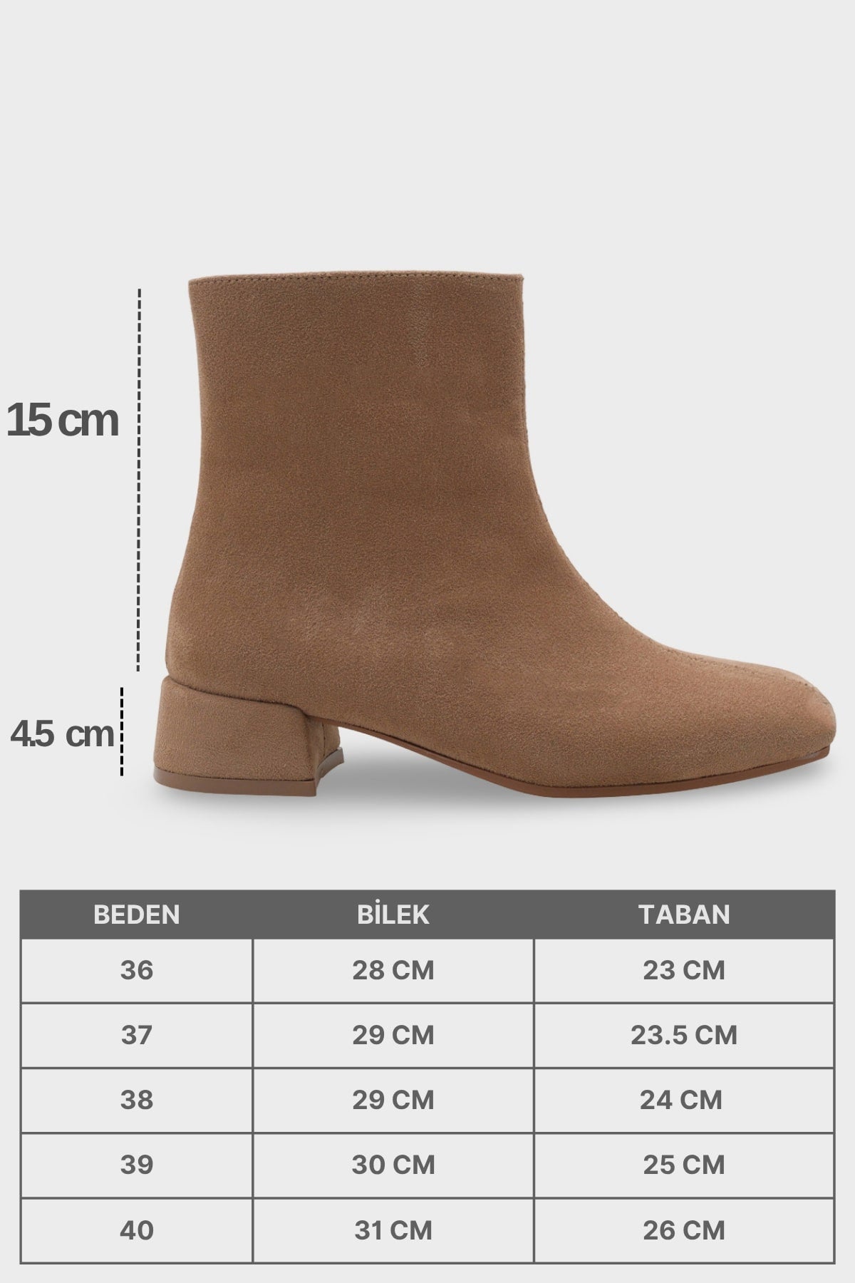 Elinor Kısa Topuklu Kadın Bot