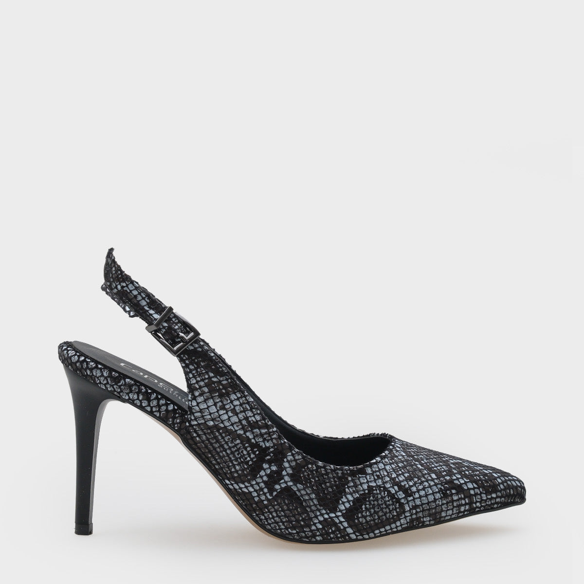 Sally Arkası Açık Orta Topuklu Yumuşak Pedli Taban Kadın Ayakkabı