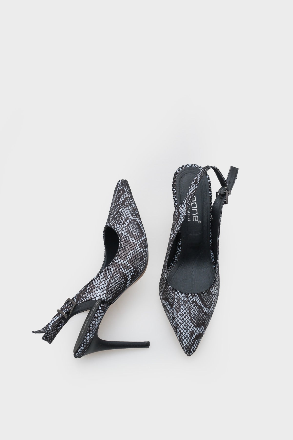 Sally Arkası Açık Orta Topuklu Yumuşak Pedli Taban Kadın Ayakkabı