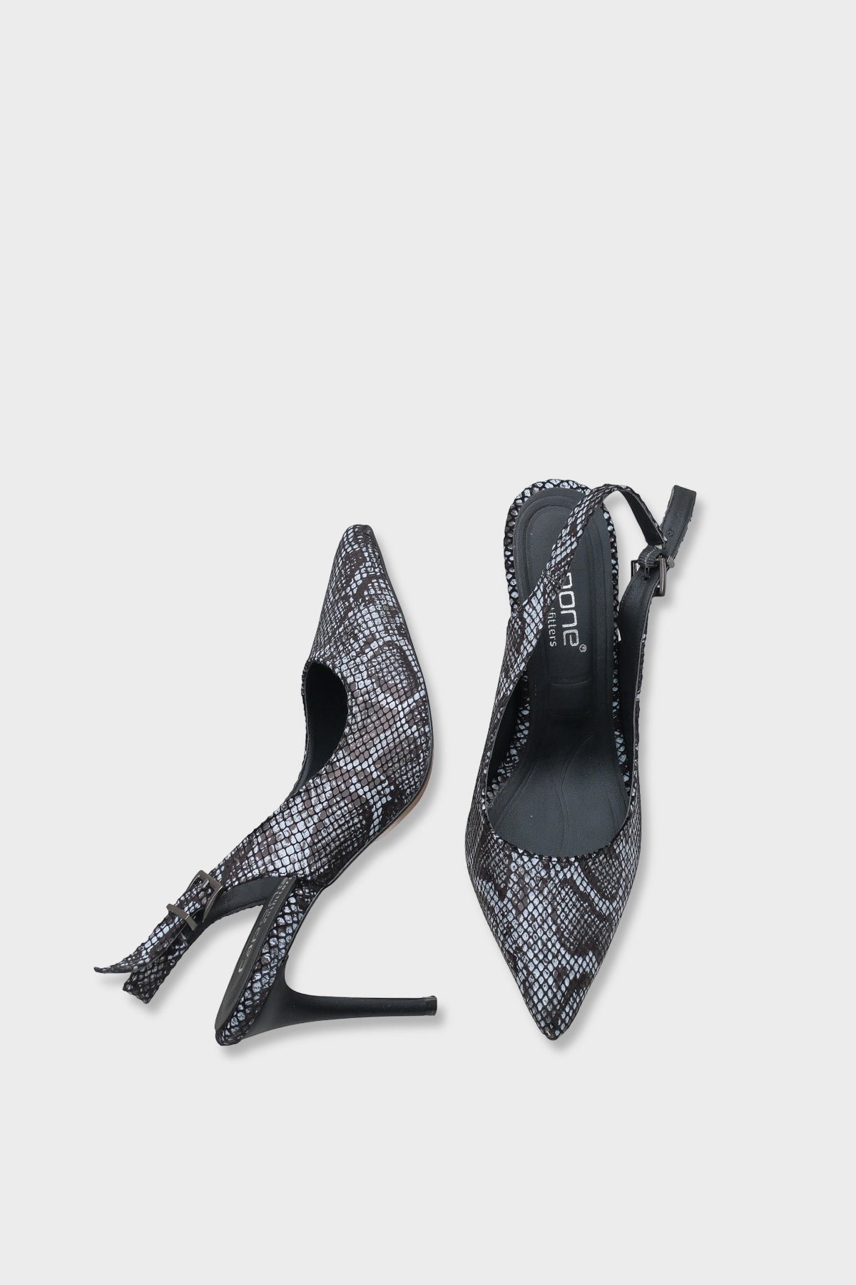 Sally Arkası Açık Orta Topuklu Yumuşak Pedli Taban Kadın Ayakkabı