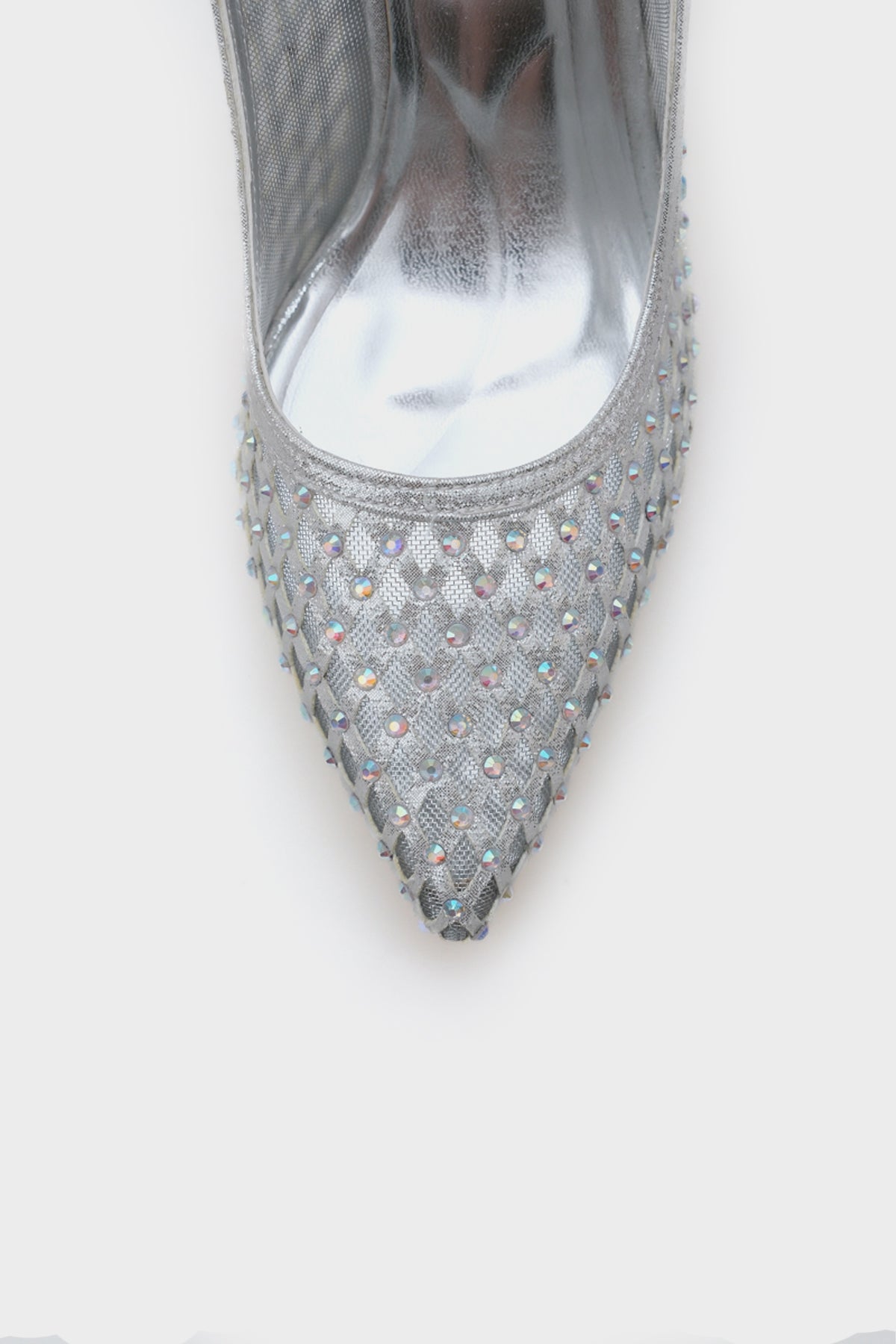 Hilary Taşlı Fileli Stiletto