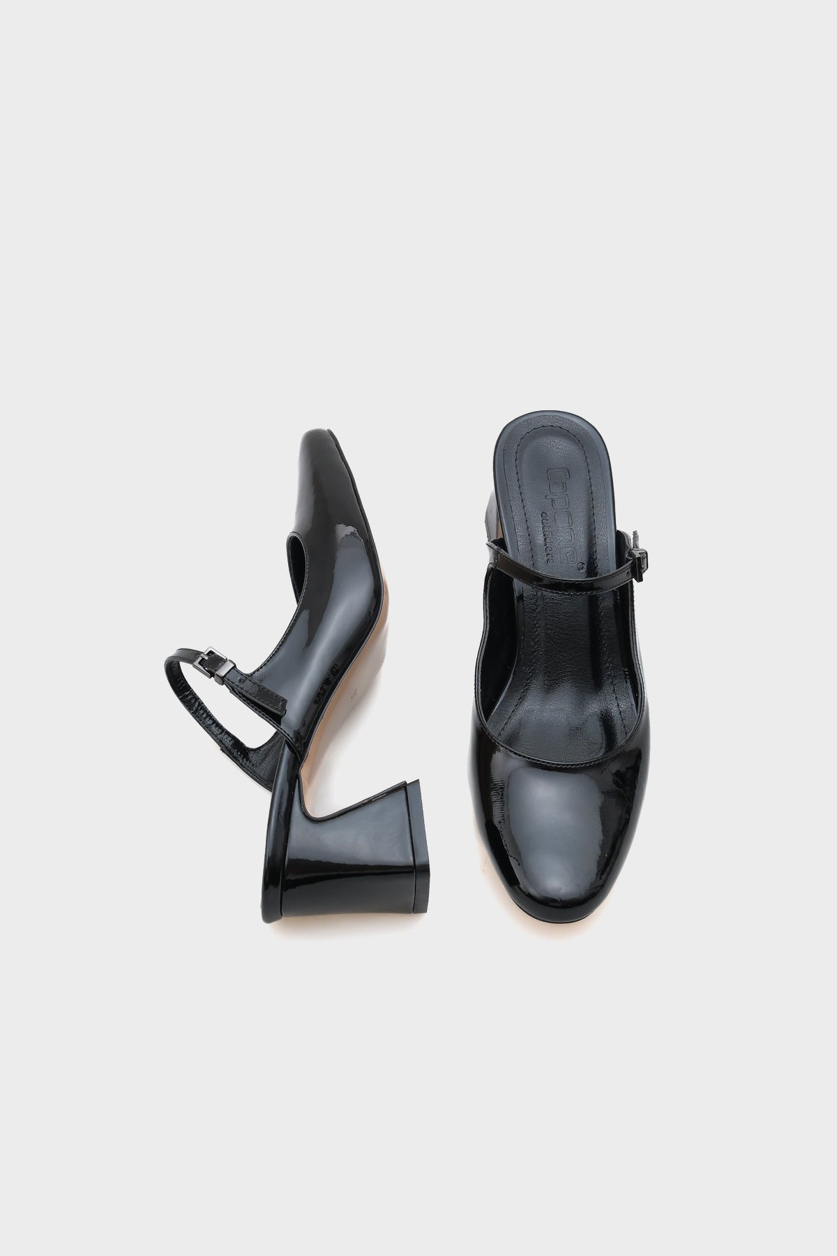 Nancy Orta Topuklu Bantlı Burnu Kapalı Kadın Terlik