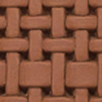 Ava Hakiki Deri Hasır Baskılı Kadın Babet