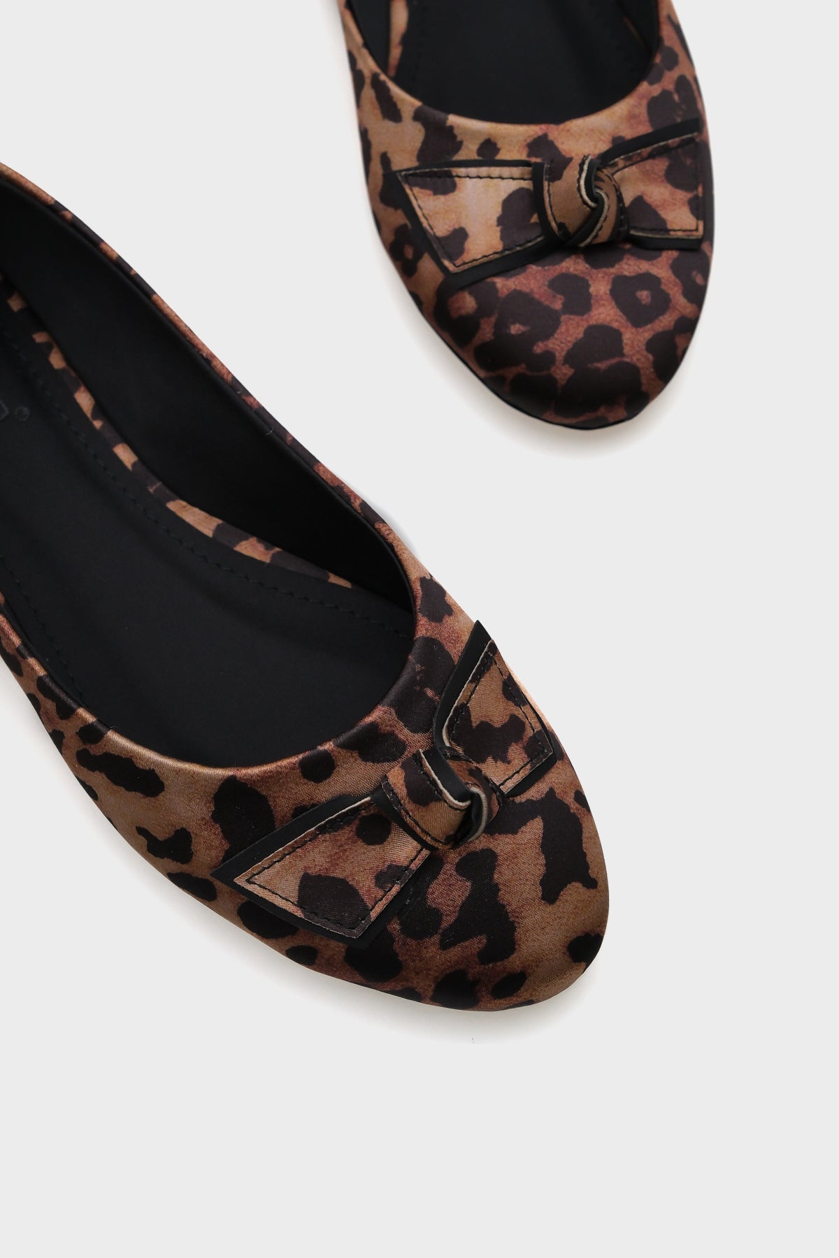 Aveline Saten Leopar Kadın Babet