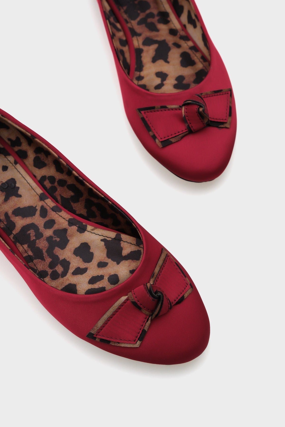 Aveline Saten Leopar Kadın Babet