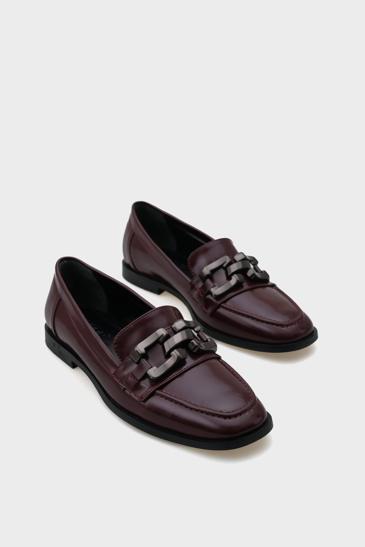 Carina Metal Tokalı Kadın Loafer Ayakkabı