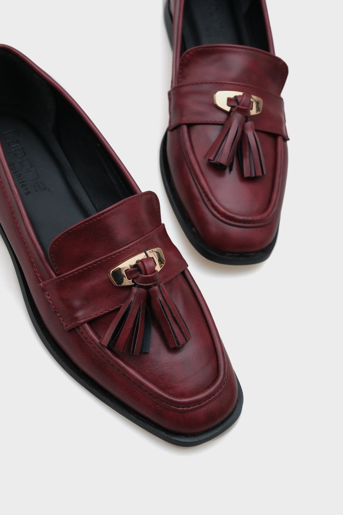 Carmela Metal Tokalı Püsküllü Kadın Loafer Ayakkabı