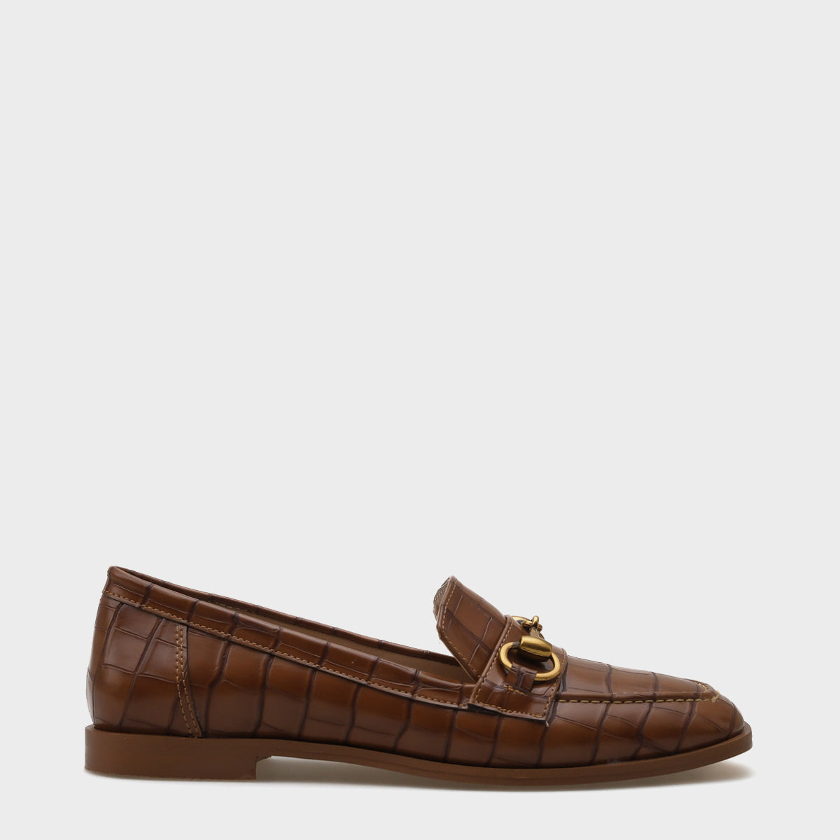 Metal Tokalı Kadın Loafer Ayakkabı