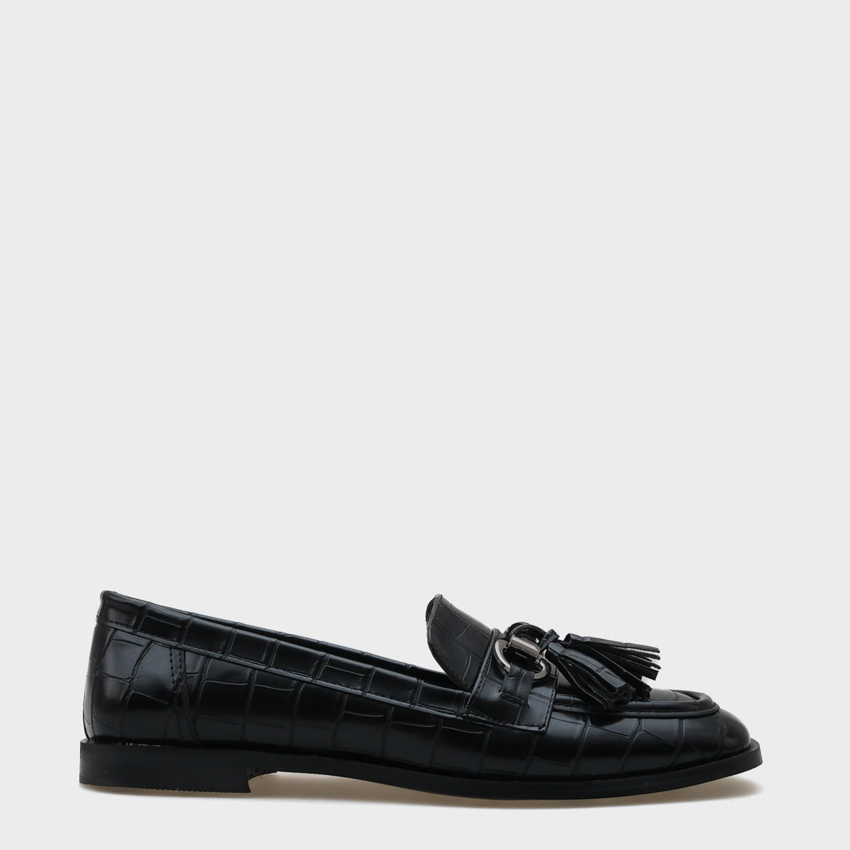 Carolin Metal Tokalı Püsküllü Kadın Loafer Ayakkabı