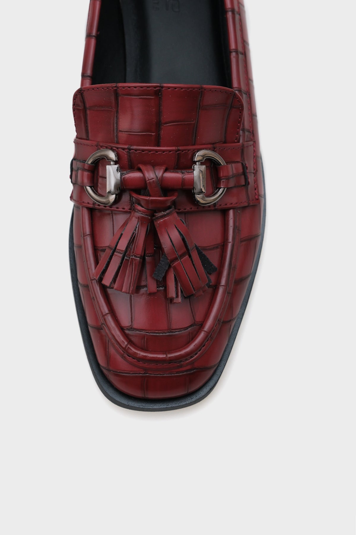 Carolin Metal Tokalı Püsküllü Kadın Loafer Ayakkabı