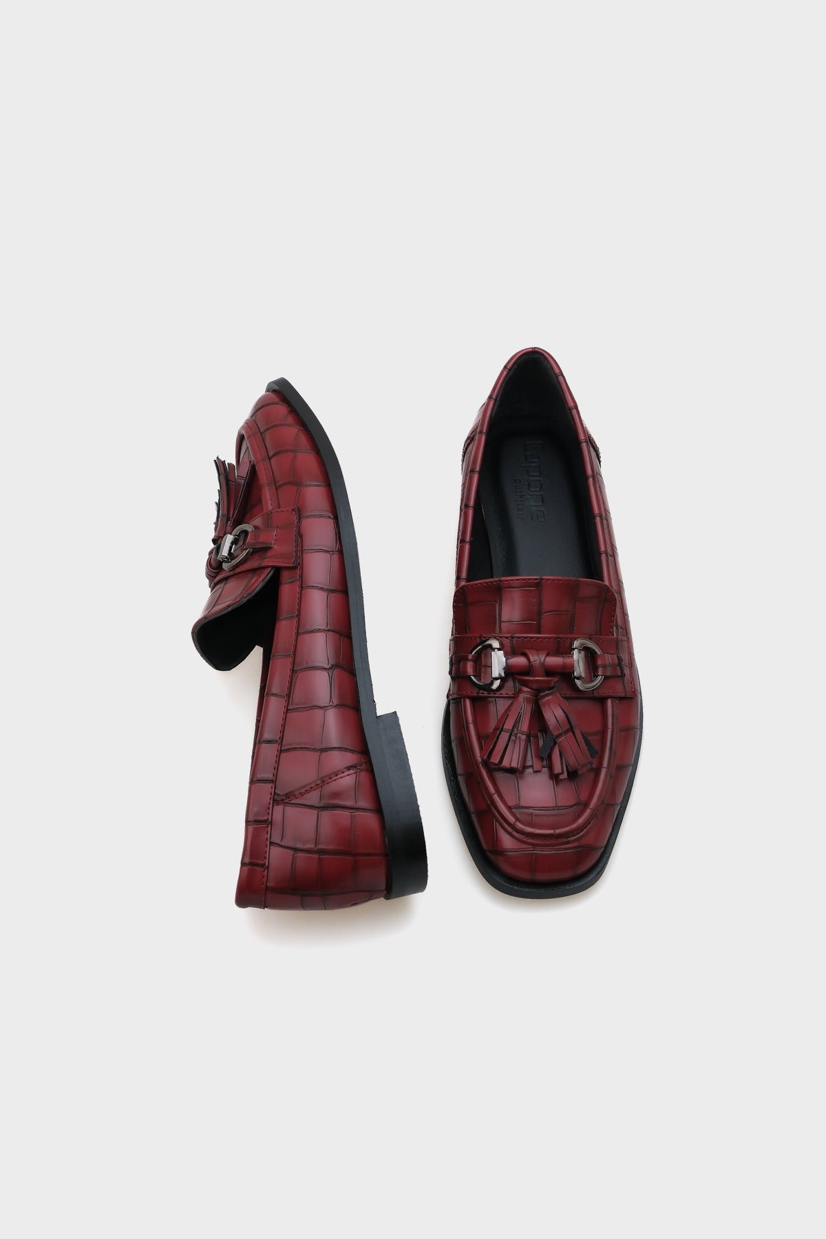 Carolin Metal Tokalı Püsküllü Kadın Loafer Ayakkabı