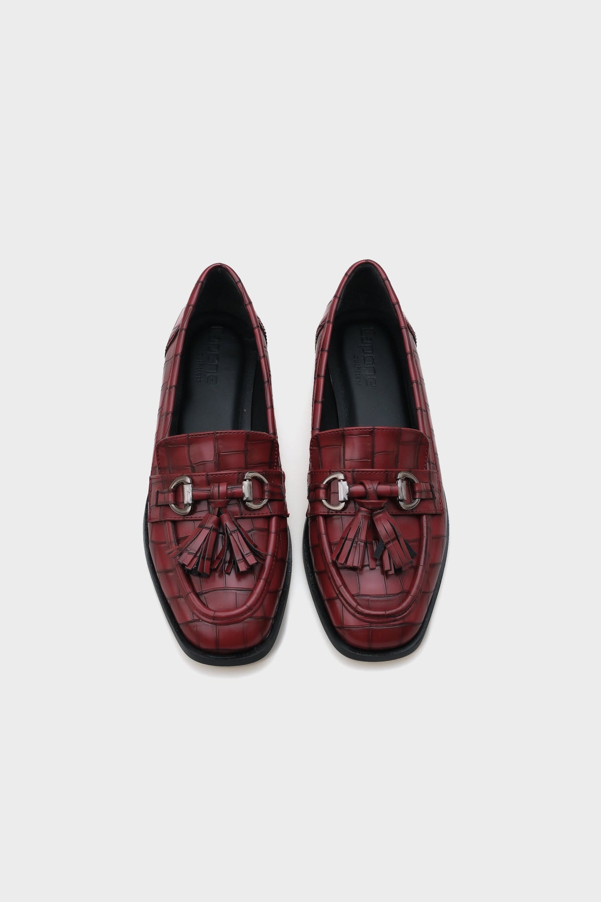 Carolin Metal Tokalı Püsküllü Kadın Loafer Ayakkabı