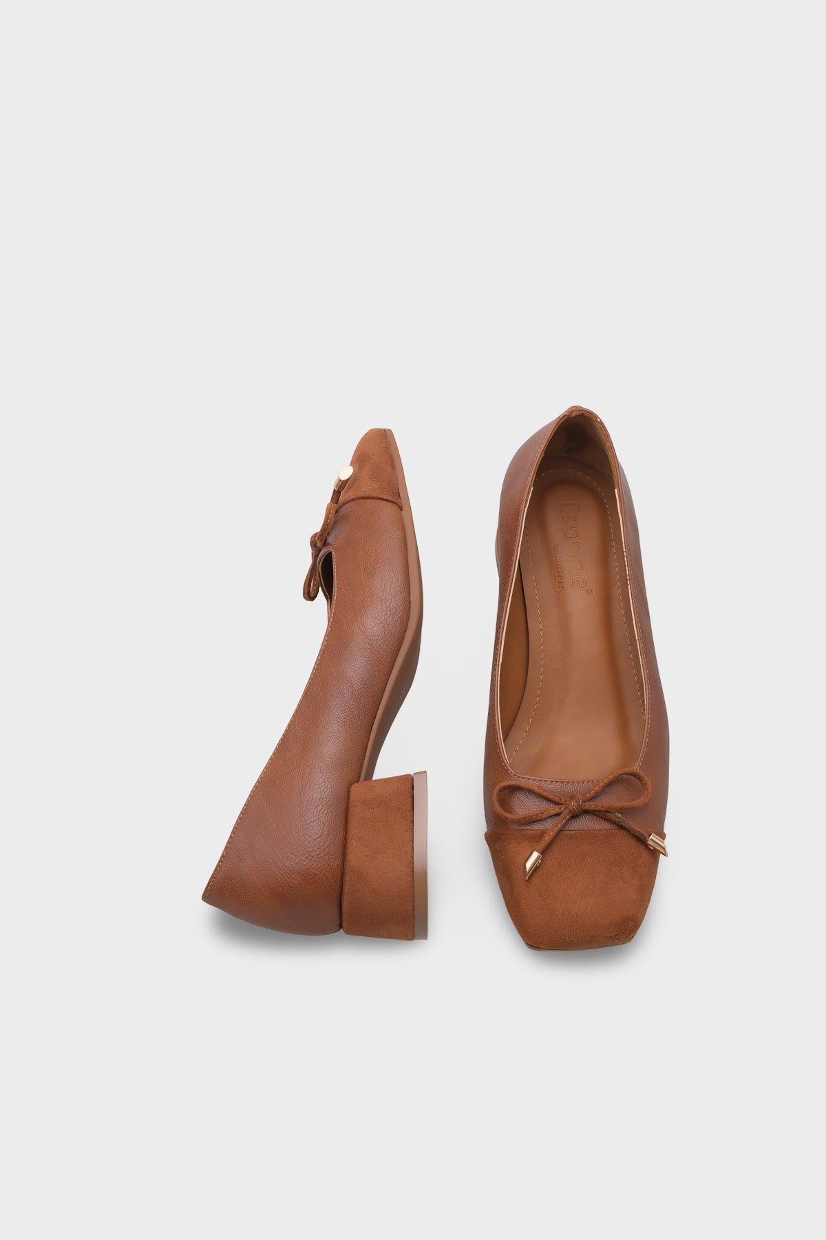 Myriam Küt Burunlu Fiyonklu Kısa Topuklu Kadın Ayakkabı