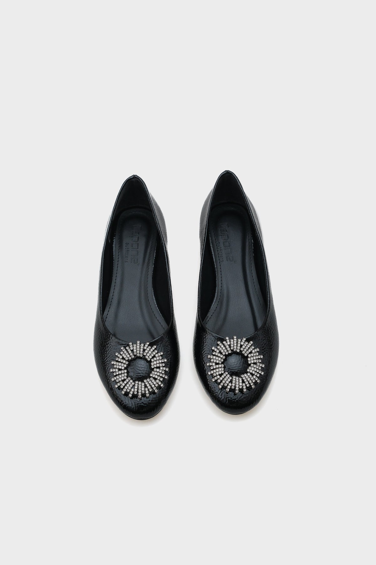 Bianca Taşlı Yuvarlak Tokalı Kadın Babet