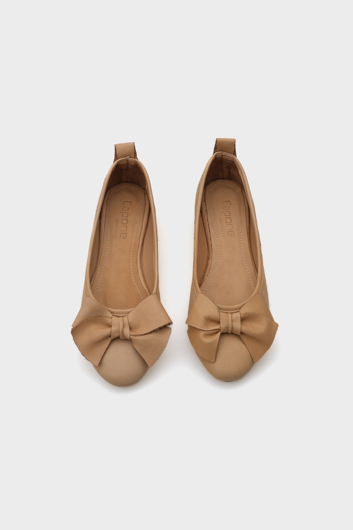 Bliss Kadın Hakiki Deri Fiyonk Aksesuarlı Babet