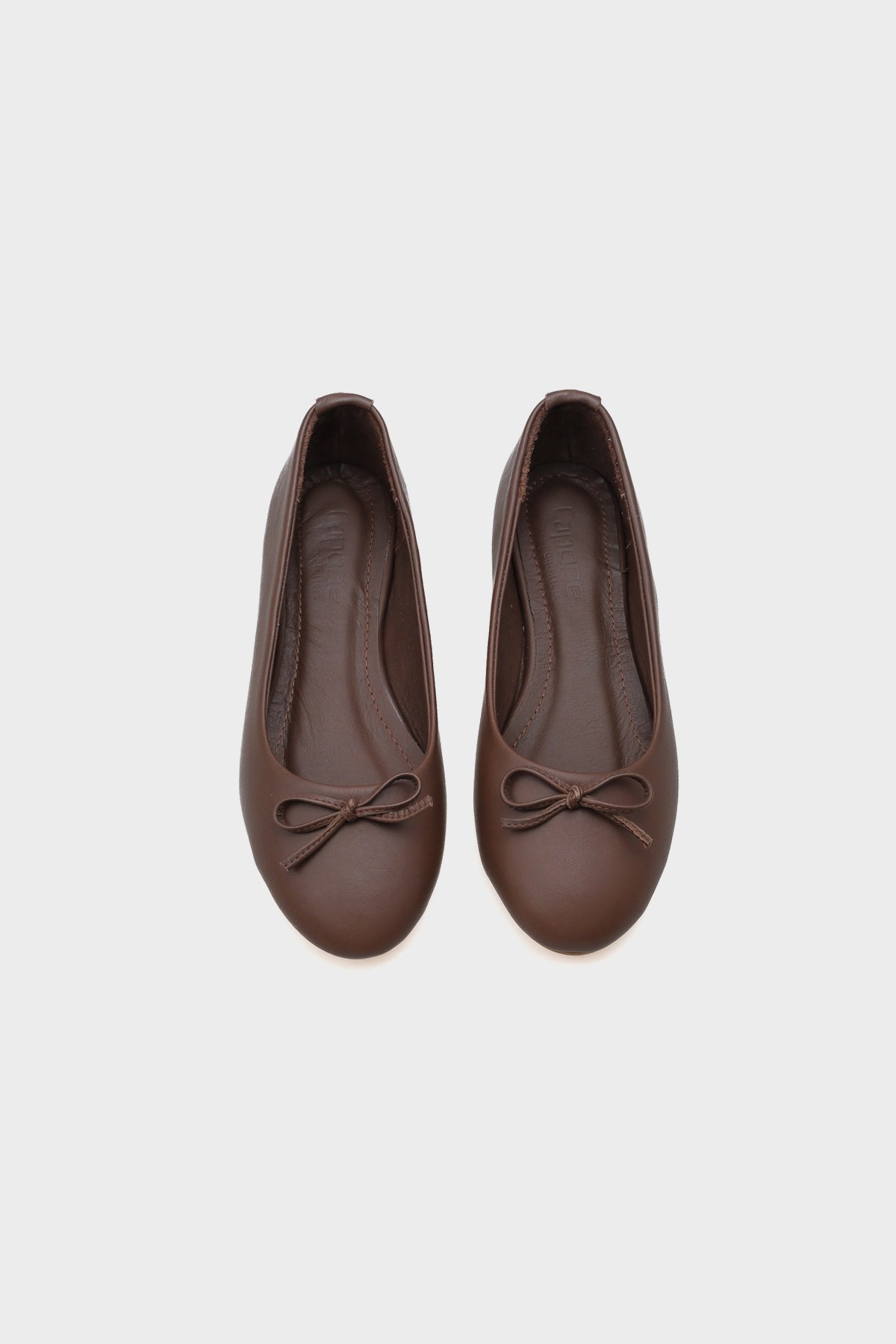 Bloom Hakiki Deri Fiyonklu Yuvarlak Burunlu Kadın Babet