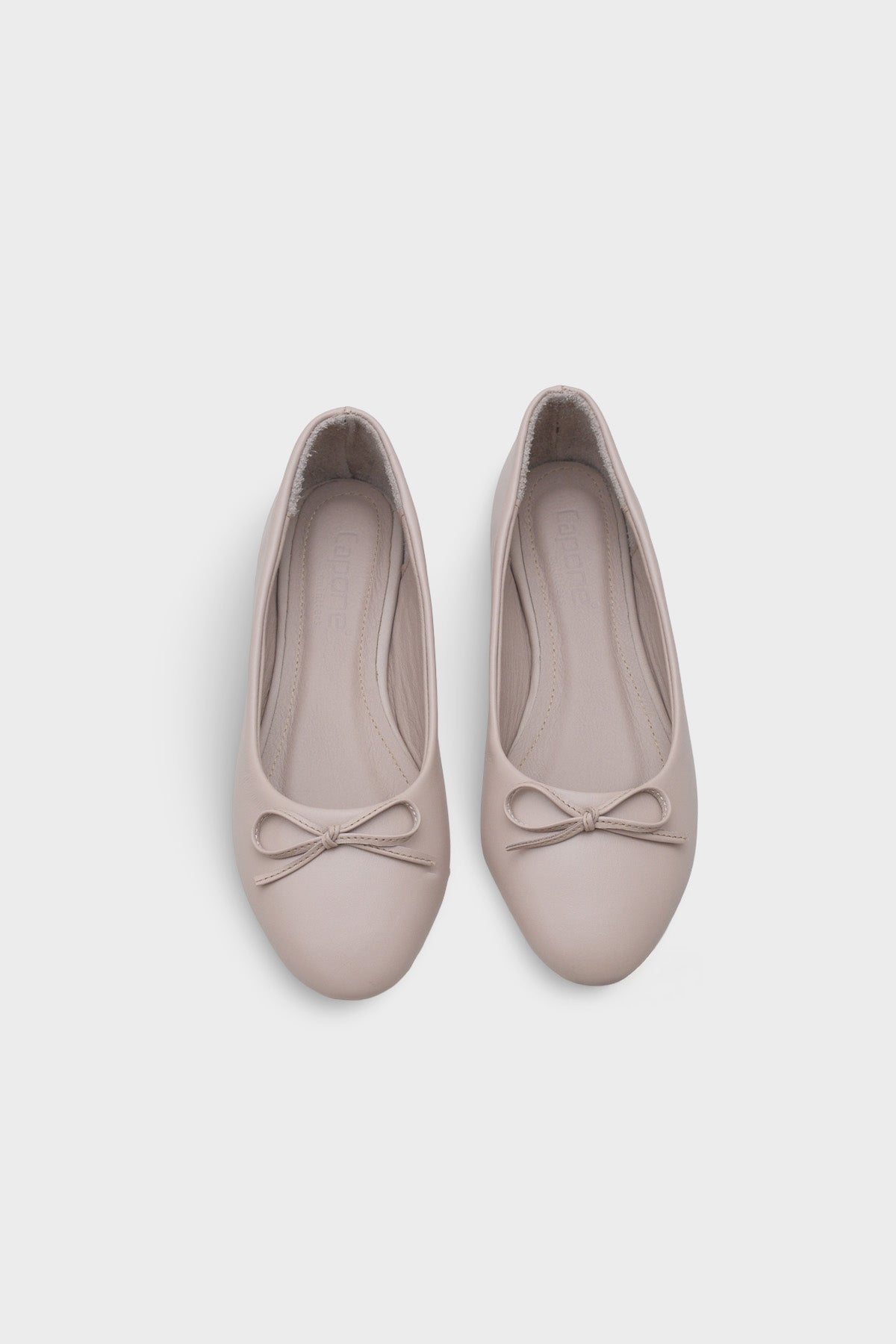 Bloom Hakiki Deri Fiyonklu Yuvarlak Burunlu Kadın Babet