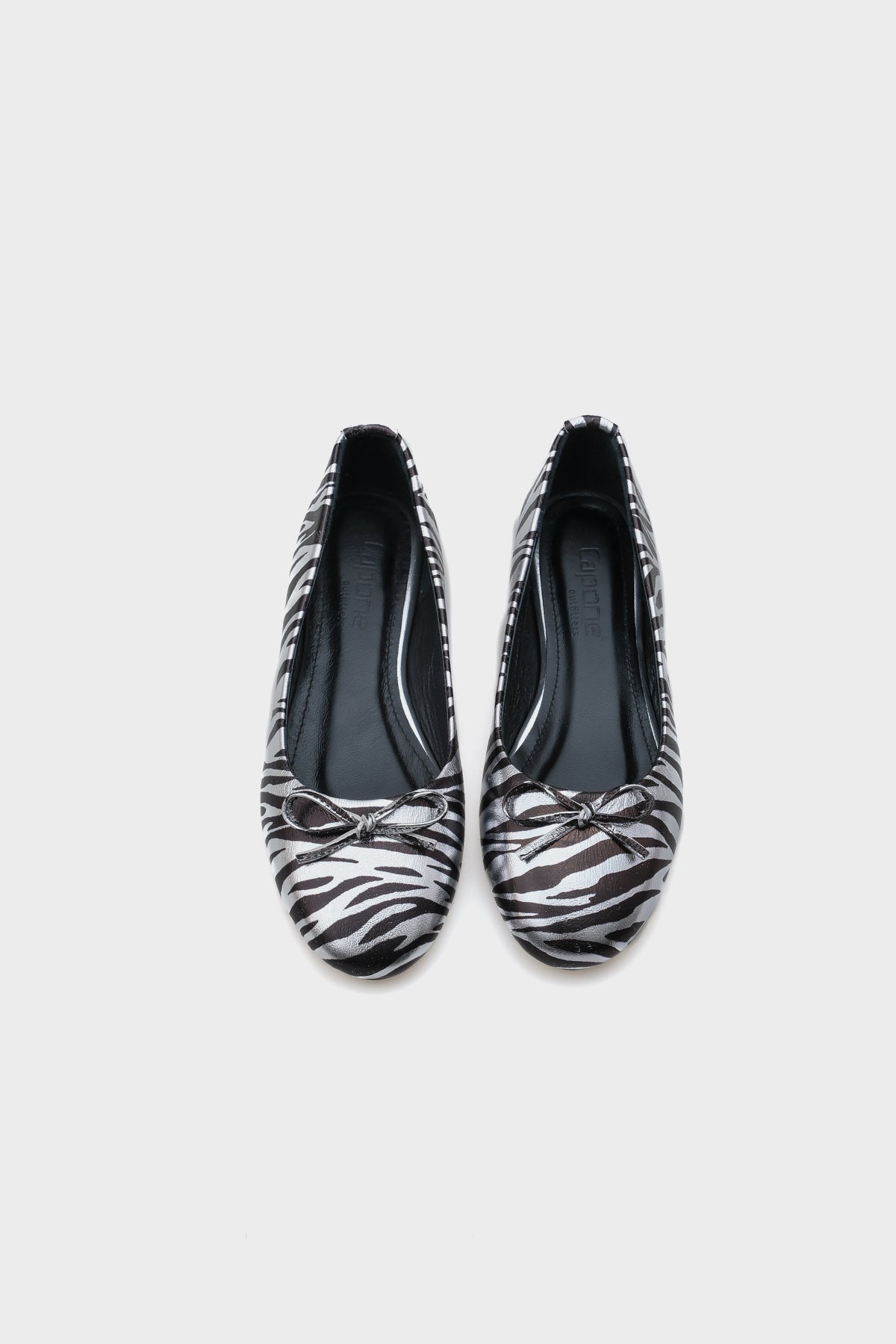 Bloom Hakiki Deri Fiyonklu Yuvarlak Burunlu Kadın Babet