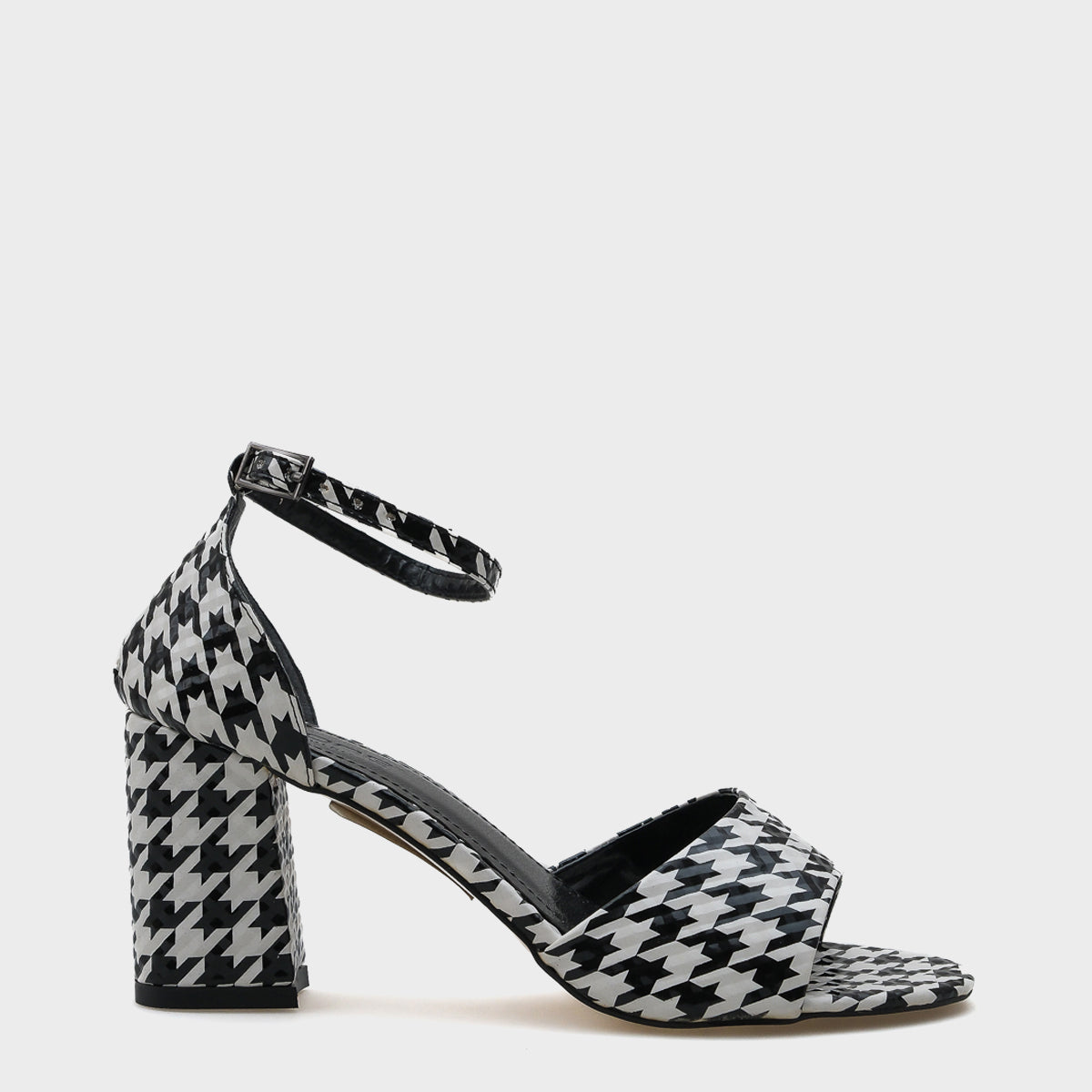 Eira Yuvarlak Burunlu Orta Topuklu Kadın Sandalet