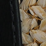 Natalie Hasır Orta Topuklu Ahşap Tokalı Kadın Terlik