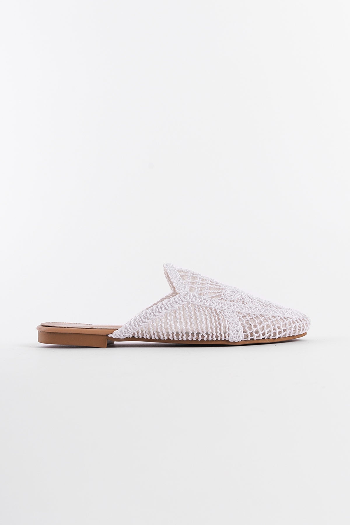 Örme Triko Kapalı Burunlu Kadın Terlik