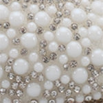 Dorri Komple Taşlı Sivri Burunlu Saten Arkası Açık Kadın Topuklu Düğün Ayakkabı