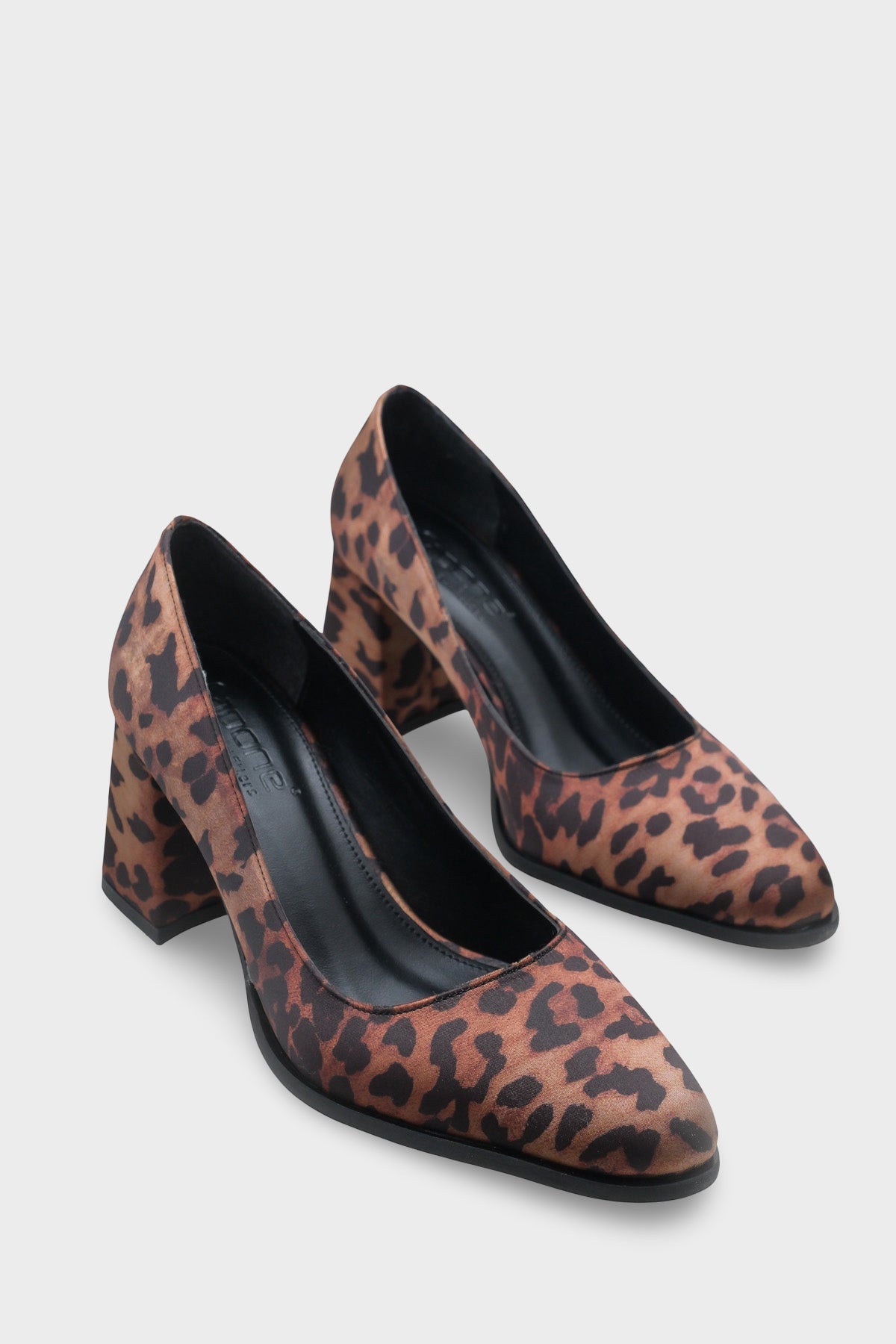 Penni Yuvarlak Burunlu Orta Topuklu Günlük Kadın Topuklu Ayakkabı