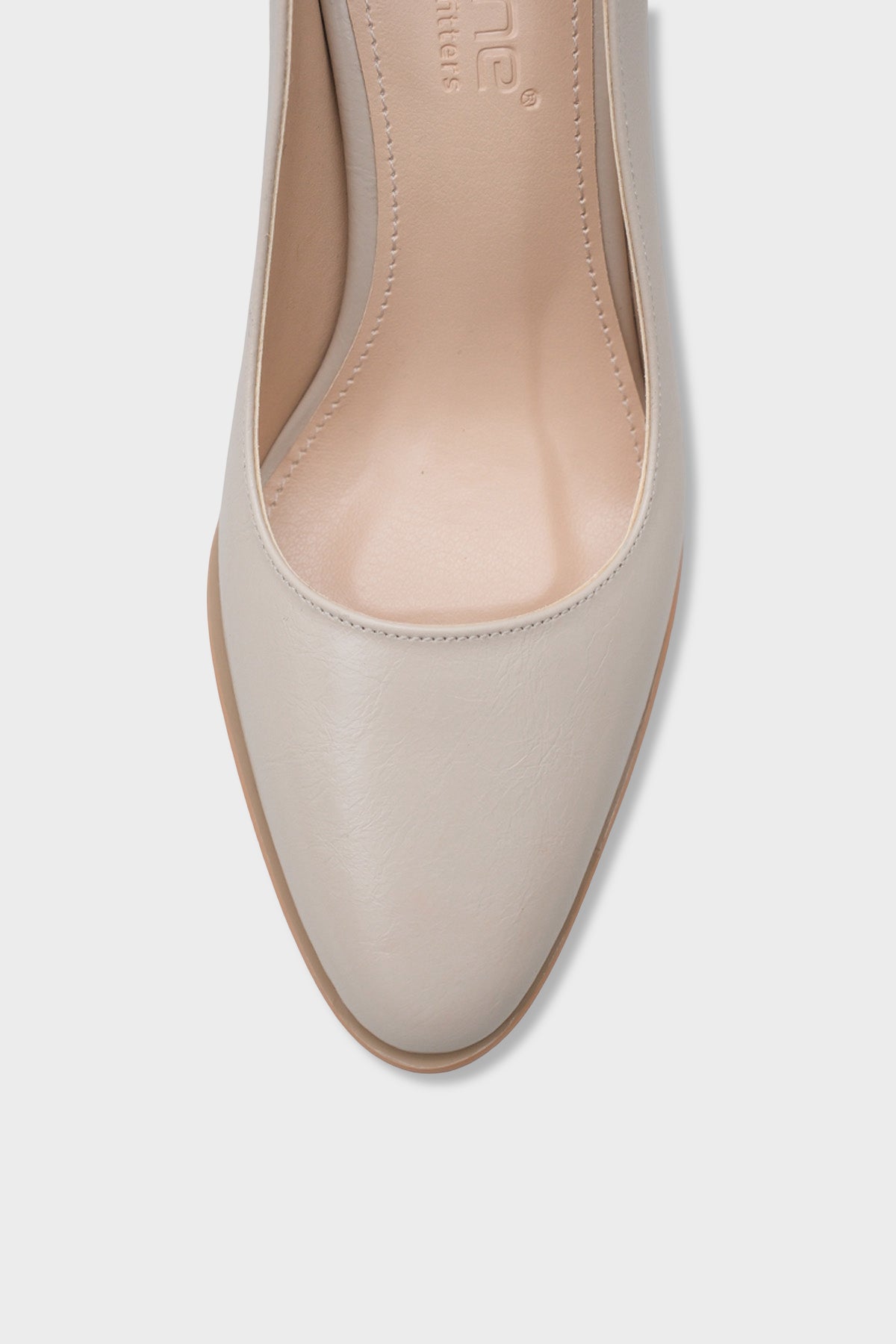 Penni Yuvarlak Burunlu Orta Topuklu Günlük Kadın Topuklu Ayakkabı